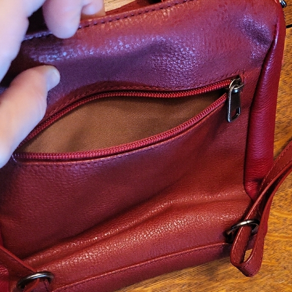 The Sak Red Leather Backpack - Picture 10 of 14